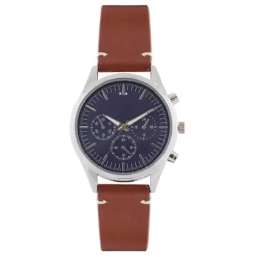 Mens PU Multi Watch Front